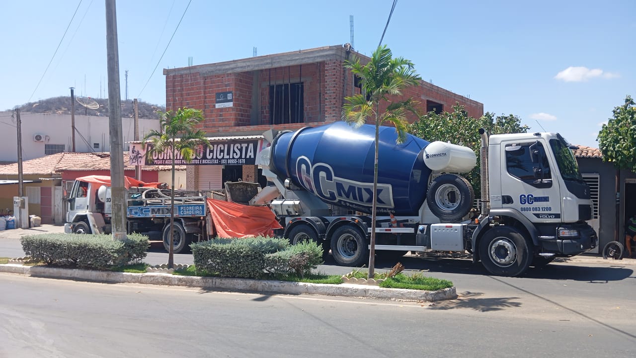 Betoneira GC Mix em entrega