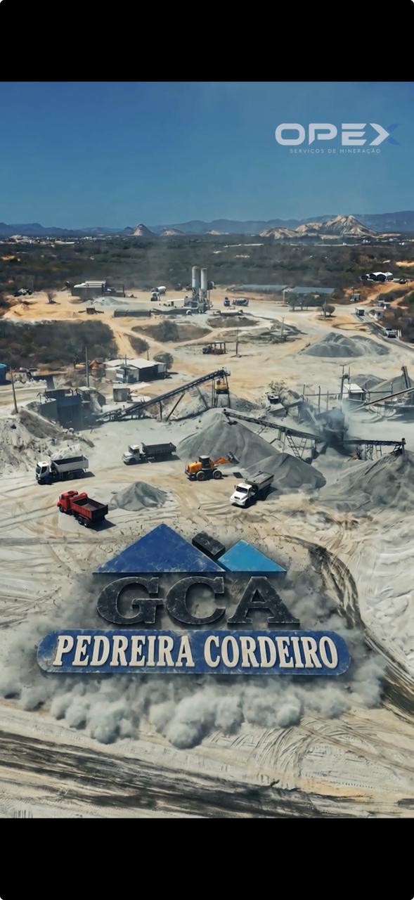 GCA Pedreira Cordeiro — vista aérea